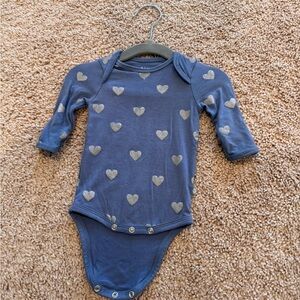 Kyte BABY Blue Heart Bodysuit